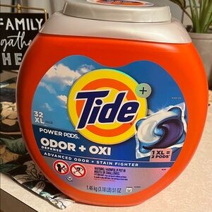 Tide Power Pods Odor + Oxi Laundry Detergent